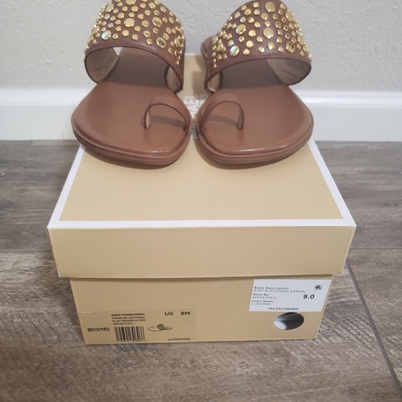 Michael Kors Sonya Studded Sandal - Picture 2 of 3